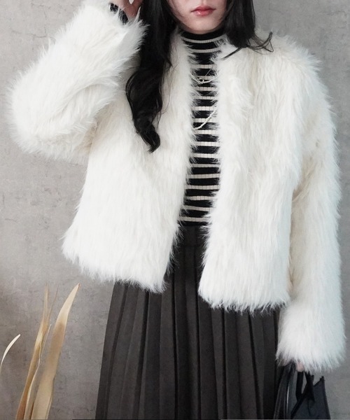 シャギーコート（その他アウター）｜Emma（SELECT LEVERY）（エマ