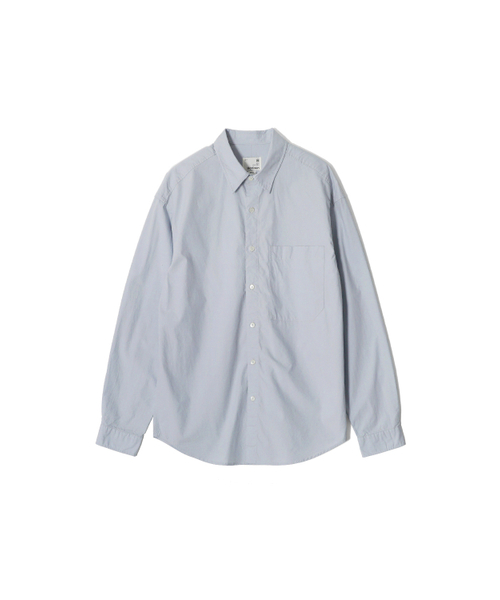 HORLISUN(ホーリーサン)の「Jane Solid Extra Typewriter Shirt Light Blue(シャツ/ブラウス・レディース・その他・LARGE/MEDIUM/SMALL)」の1枚目の写真