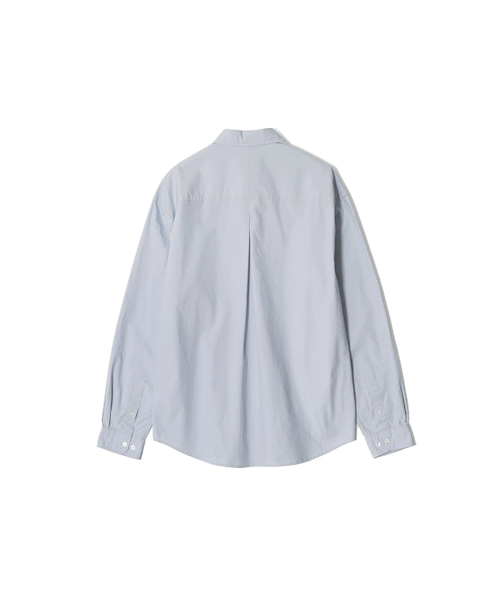 HORLISUN(ホーリーサン)の「Jane Solid Extra Typewriter Shirt Light Blue(シャツ/ブラウス・レディース・その他・LARGE/MEDIUM/SMALL)」の2枚目の写真