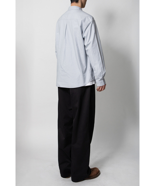 HORLISUN(ホーリーサン)の「Jane Solid Extra Typewriter Shirt Light Blue(シャツ/ブラウス・レディース・その他・LARGE/MEDIUM/SMALL)」の6枚目の写真