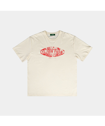 CLEVER FIELD（クレバーフィールド）の「ヴィンテージシグネチャーポイント半袖Tシャツ_クリーム（Tシャツ/カットソー）」