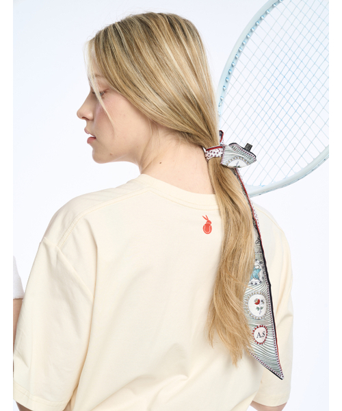 CLEVER FIELD（クレバーフィールド）の「ヴィンテージシグネチャーポイント半袖Tシャツ_クリーム（Tシャツ/カットソー・メンズ・その他・LARGE/X-LARGE）」の4枚目の写真