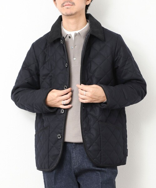 Traditional Weatherwear（トラディショナルウェザーウェア）の「【Traditional weatherwear】WAVERLY WOOL SAXONY 25AW（ブルゾン・メンズ・ネイビー/チャコールグレー・36/38/40/42）」の15枚目の写真