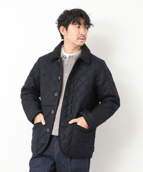 Traditional Weatherwear（トラディショナルウェザーウェア）の「【Traditional weatherwear】WAVERLY WOOL SAXONY 25AW（ブルゾン・メンズ・ネイビー/チャコールグレー・36/38/40/42）」の19枚目の写真