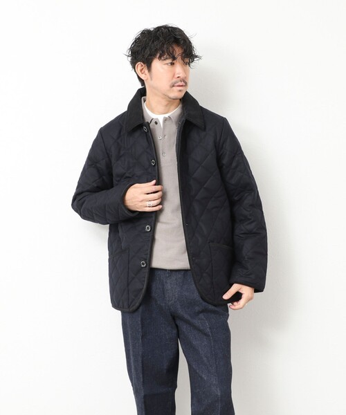 Traditional Weatherwear（トラディショナルウェザーウェア）の「【Traditional weatherwear】WAVERLY WOOL SAXONY 25AW（ブルゾン・メンズ・ネイビー/チャコールグレー・36/38/40/42）」の20枚目の写真