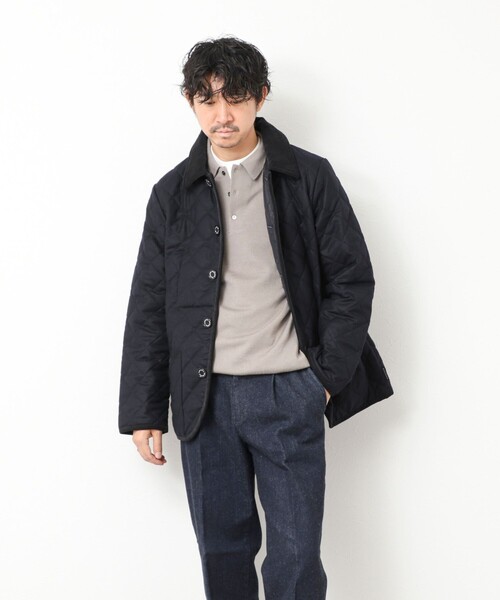 Traditional Weatherwear（トラディショナルウェザーウェア）の「【Traditional weatherwear】WAVERLY WOOL SAXONY 25AW（ブルゾン・メンズ・ネイビー/チャコールグレー・36/38/40/42）」の21枚目の写真