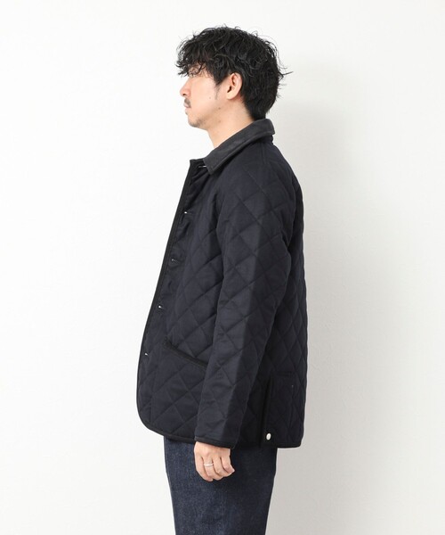 Traditional Weatherwear（トラディショナルウェザーウェア）の「【Traditional weatherwear】WAVERLY WOOL SAXONY 25AW（ブルゾン・メンズ・ネイビー/チャコールグレー・36/38/40/42）」の22枚目の写真
