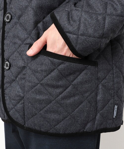 Traditional Weatherwear（トラディショナルウェザーウェア）の「【Traditional weatherwear】WAVERLY WOOL SAXONY 25AW（ブルゾン・メンズ・ネイビー/チャコールグレー・36/38/40/42）」の7枚目の写真