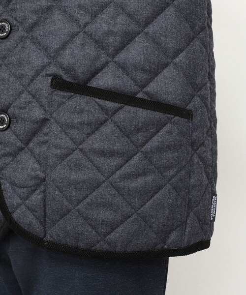 Traditional Weatherwear（トラディショナルウェザーウェア）の「【Traditional weatherwear】WAVERLY WOOL SAXONY 25AW（ブルゾン・メンズ・ネイビー/チャコールグレー・36/38/40/42）」の8枚目の写真