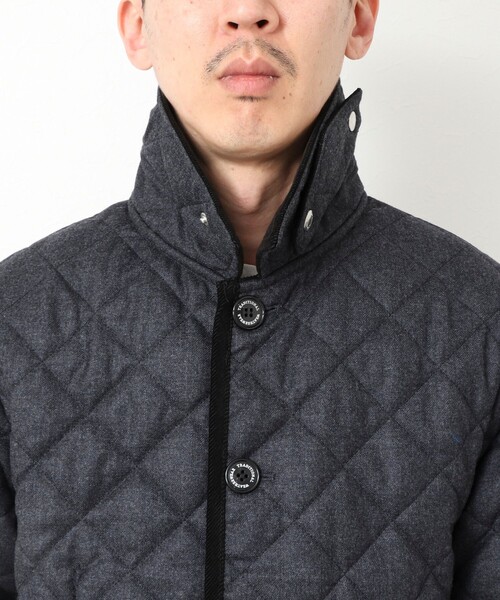 Traditional Weatherwear（トラディショナルウェザーウェア）の「【Traditional weatherwear】WAVERLY WOOL SAXONY 25AW（ブルゾン・メンズ・ネイビー/チャコールグレー・36/38/40/42）」の10枚目の写真