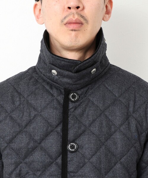 Traditional Weatherwear（トラディショナルウェザーウェア）の「【Traditional weatherwear】WAVERLY WOOL SAXONY 25AW（ブルゾン・メンズ・ネイビー/チャコールグレー・36/38/40/42）」の11枚目の写真