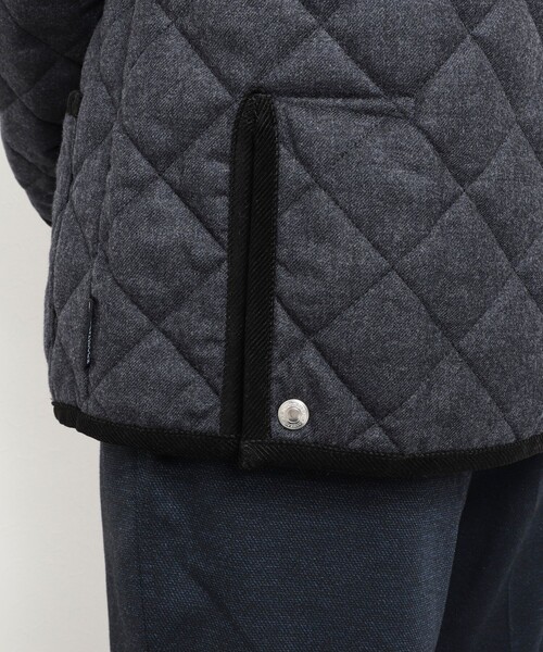 Traditional Weatherwear（トラディショナルウェザーウェア）の「【Traditional weatherwear】WAVERLY WOOL SAXONY 25AW（ブルゾン・メンズ・ネイビー/チャコールグレー・36/38/40/42）」の12枚目の写真