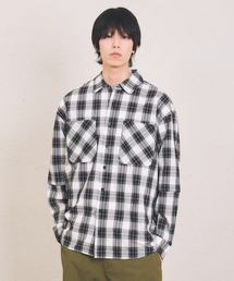 DOUBLE LAYERED SHIRT [BLACK]