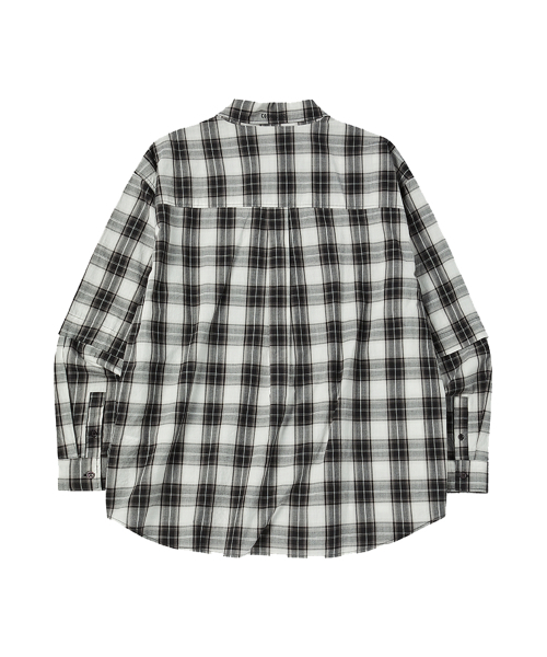 COMONINOZ（コモニノズ）の「DOUBLE LAYERED SHIRT [BLACK]（シャツ/ブラウス・メンズ・ブラック・SMALL/MEDIUM/LARGE）」の3枚目の写真