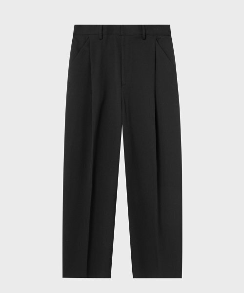 NONBLANK(ノンブランク)の「ワンタックカーブドワイドスラックス_BLACK(スラックス・メンズ・その他・X-LARGE/MEDIUM/LARGE/SMALL)」の1枚目の写真