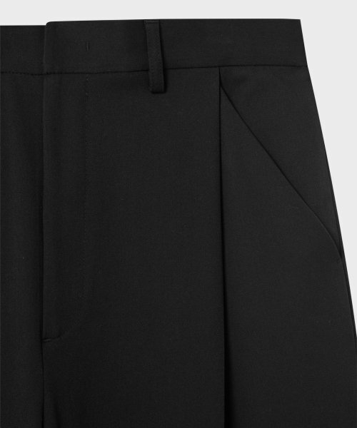 NONBLANK(ノンブランク)の「ワンタックカーブドワイドスラックス_BLACK(スラックス・メンズ・その他・X-LARGE/MEDIUM/LARGE/SMALL)」の2枚目の写真