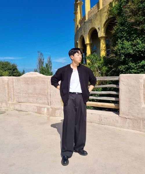 NONBLANK(ノンブランク)の「ワンタックカーブドワイドスラックス_BLACK(スラックス・メンズ・その他・X-LARGE/MEDIUM/LARGE/SMALL)」の5枚目の写真