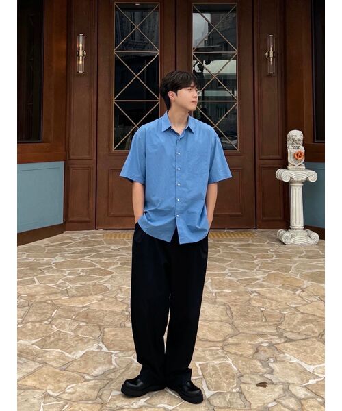 NONBLANK(ノンブランク)の「ワンタックカーブドワイドスラックス_BLACK(スラックス・メンズ・その他・X-LARGE/MEDIUM/LARGE/SMALL)」の7枚目の写真