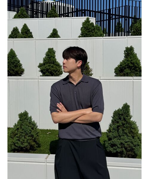 NONBLANK(ノンブランク)の「ワンタックカーブドワイドスラックス_BLACK(スラックス・メンズ・その他・X-LARGE/MEDIUM/LARGE/SMALL)」の8枚目の写真