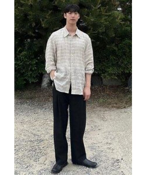 NONBLANK(ノンブランク)の「ワンタックカーブドワイドスラックス_BLACK(スラックス・メンズ・その他・X-LARGE/MEDIUM/LARGE/SMALL)」の12枚目の写真