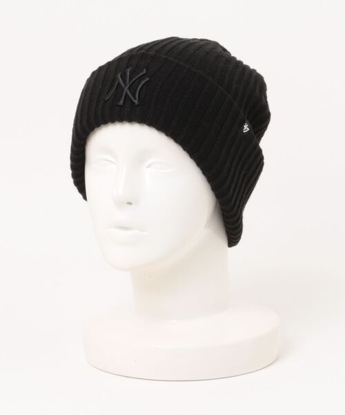 '47（フォーティーセブン）の「【'47】CUFF KNIT Harbor MLB / 9カラー（ニットキャップ/ビーニー・メンズ・ブラック系1/ブラウン/ブラック系3/ホワイト/ブラック系/ネイビー/ブラック/ブラック系2/ブルー・ONE SIZE）」の3枚目の写真