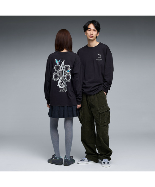 PUMA(プーマ)の「PUMA プーマ ユニセックス PUMA x モンスターハンターワイルズ 長袖 Tシャツ(Tシャツ/カットソー・メンズ・ホワイト/ブラック・X-SMALL/X-LARGE/SMALL/MEDIUM/LARGE)」の4枚目の写真