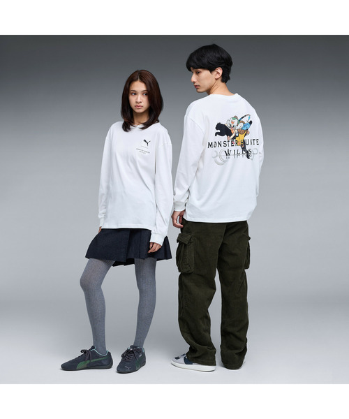 PUMA(プーマ)の「PUMA プーマ ユニセックス PUMA x モンスターハンターワイルズ 長袖 Tシャツ(Tシャツ/カットソー・メンズ・ホワイト/ブラック・X-SMALL/X-LARGE/SMALL/MEDIUM/LARGE)」の12枚目の写真