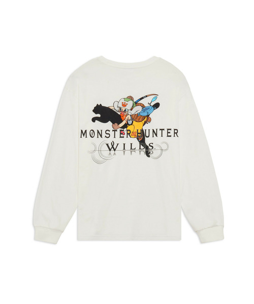 PUMA(プーマ)の「PUMA プーマ ユニセックス PUMA x モンスターハンターワイルズ 長袖 Tシャツ(Tシャツ/カットソー・メンズ・ホワイト/ブラック・X-SMALL/X-LARGE/SMALL/MEDIUM/LARGE)」の14枚目の写真