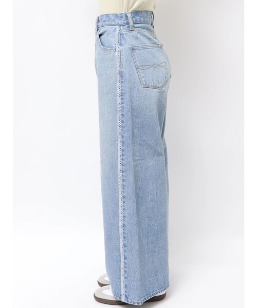 Ungrid（アングリッド）の「レースドッキングルーズデニム（デニムパンツ・レディース・ブルー・26inch/25inch/24inch）」の10枚目の写真