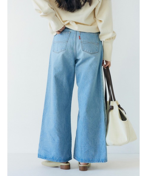 Ungrid（アングリッド）の「レースドッキングルーズデニム（デニムパンツ・レディース・ブルー・26inch/25inch/24inch）」の22枚目の写真