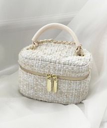 バニティバッグ」に該当するホワイト/白色系のファッション通販 - ZOZOTOWN