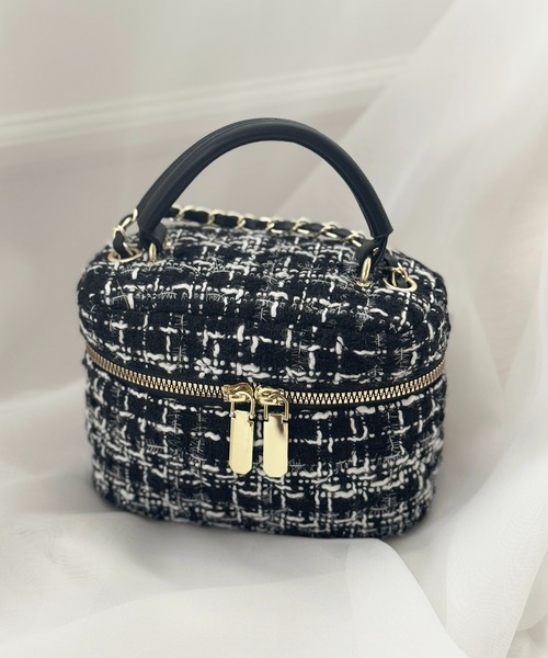 apres jour(アプレジュール)の「【apres jour×ARIAZ】ちびバニティバッグ(ショルダーバッグ・レディース・ホワイト/ブラック・FREE)」の5枚目の写真