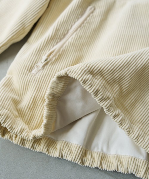 Olaf Corduroy half zip pullover