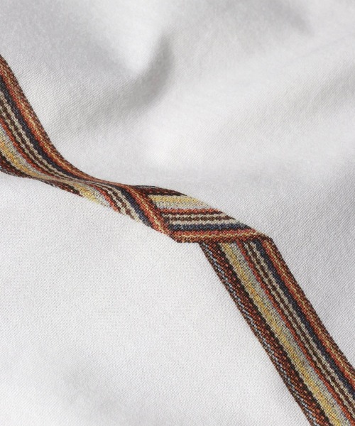 Paul Smith(ポールスミス)の「ウィメンズ "Signature Stripe" リボン 半袖Tシャツ / 165104 392V(Tシャツ/カットソー・レディース・オフホワイト・MEDIUM)」の3枚目の写真