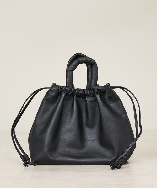 Rouge vif la cle(ルージュヴィフラクレ)の「【ARUTEMIKA/アルテミカ】中綿ハンドル巾着/巾着/バッグ【WEB限定】(トートバッグ・レディース・ブラック・フリー)」の6枚目の写真
