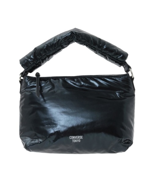 CONVERSE TOKYO(コンバーストウキョウ)の「PADDED SQUARE HAND BAG(ハンドバッグ・レディース・シルバー/ブラック・FREE)」の2枚目の写真