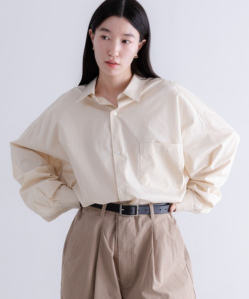 LOWRYS FARM(ローリーズファーム)の「【LFM(U)】BROAD SHIRT 635615(シャツ/ブラウス・メンズ・ピンク/ホワイト/ブルー/ベージュ・LARGE/MEDIUM)」の18枚目の写真