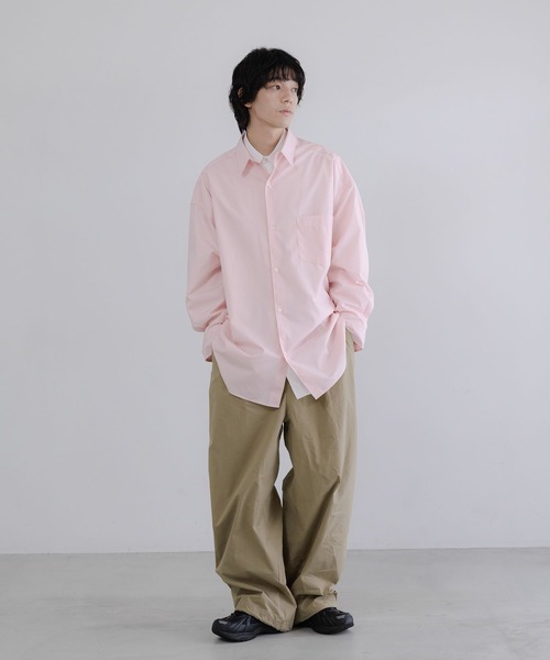 LOWRYS FARM(ローリーズファーム)の「【LFM(U)】BROAD SHIRT 635615(シャツ/ブラウス・メンズ・ピンク/ホワイト/ブルー/ベージュ・LARGE/MEDIUM)」の21枚目の写真