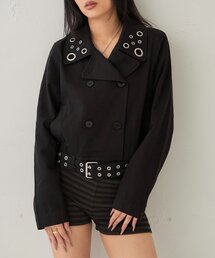 WHO'S WHO gallery | SHORT EYELET PEA JACKET(ピーコート)