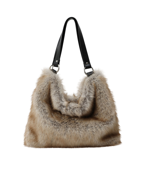 SAND MUSEUM（サンドミュージアム）の「FLAP HOBO BAG [Fur Brown]（ショルダーバッグ・レディース・その他・FREE）」の10枚目の写真