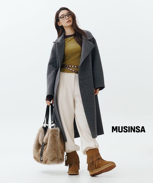 SAND MUSEUM（サンドミュージアム）の「FLAP HOBO BAG [Fur Brown]（ショルダーバッグ・レディース・その他・FREE）」の3枚目の写真