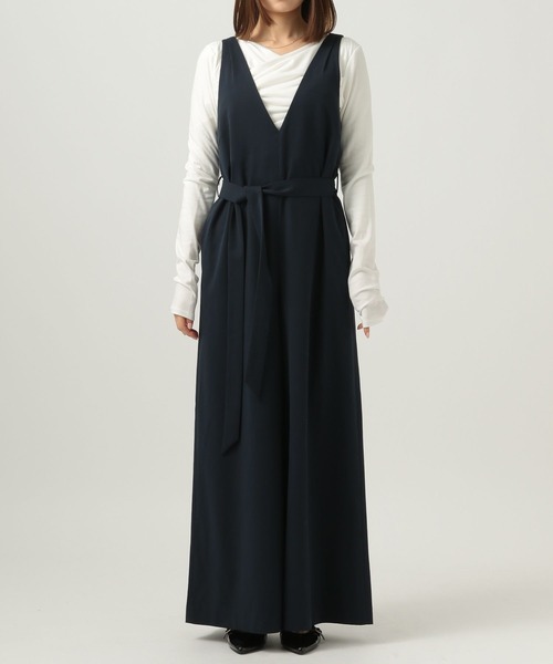 BAYFLOW（ベイフロー）の「【KARENさんコラボ】オールインワン（つなぎ/オールインワン・レディース・グレイッシュベージュ/ネイビー・SMALL/MEDIUM）」の13枚目の写真