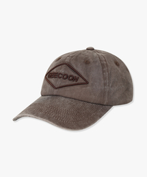 GEECOON（ジークーン）の「ピグメントジクンロゴ刺繍ボールキャップGEE257-001ブラウン（キャップ）」