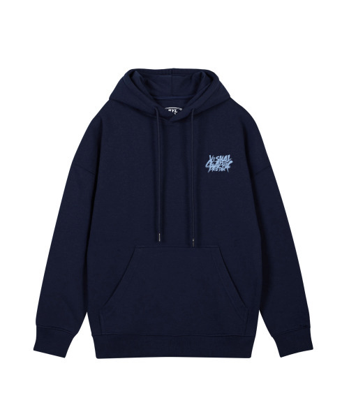 BY.L(バイエル)の「ペインテッドグラフィティフード ネイビー スカイブルー(パーカー・メンズ・その他・M/L/XL/XXL)」の2枚目の写真