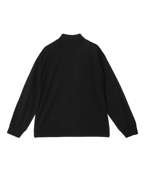 marka（マーカ）の「marka TWO BUTTON POLO L/S TEE M25C21CS03C（ポロシャツ・メンズ・ブラック・2）」の2枚目の写真