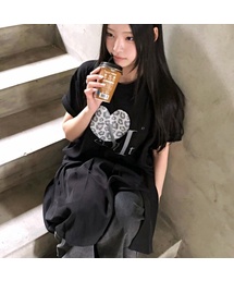 MUCENT（ムセント）の「シエラヒョピハート半袖Tシャツ男女共用(8カラー)（Tシャツ/カットソー）」