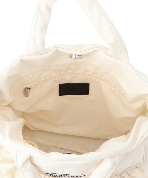 OUTDOOR PRODUCTS（アウトドアプロダクツ）の「【OUTDOOR PRODUCTS】VIS別注2WAYフリルトートバッグ（トートバッグ・レディース・ブラック/ベージュ/キナリ・FREE）」の19枚目の写真