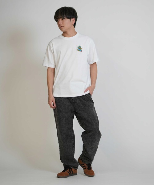 SANTA CRUZ(サンタクルーズ)の「SANTA CRUZ/サンタクルーズ 半袖 Tシャツ SNAKE BITE S/S TEE ムラサキ限定 502262406(Tシャツ/カットソー・メンズ・ブラック/ホワイト・L/M)」の8枚目の写真