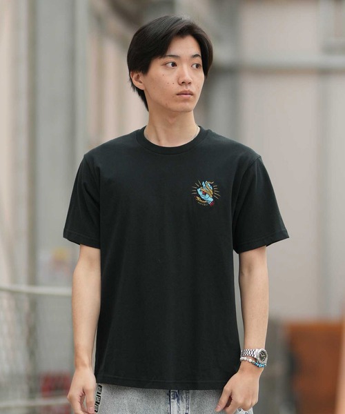 SANTA CRUZ(サンタクルーズ)の「SANTA CRUZ/サンタクルーズ 半袖 Tシャツ SNAKE BITE S/S TEE ムラサキ限定 502262406(Tシャツ/カットソー・メンズ・ブラック/ホワイト・L/M)」の11枚目の写真