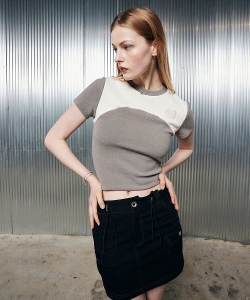 LARTIGENT（ラーティゼン）の「L2 POCKET MINI SKIRT(BLACK)（スカート・レディース・その他・FREE）」の3枚目の写真